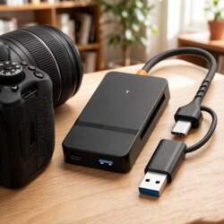 USB-A Memory Card Reader USB-C SD/TF/CF/MS