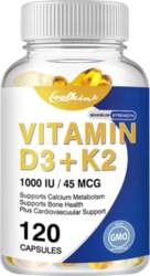 Vitamin D3 + K2 capsules -