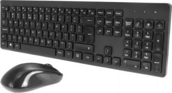 WIRELESS KEYBOARD AND MOUSE SET BLACK