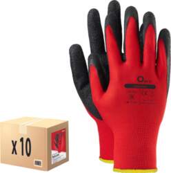 Work Gloves STRONG Protective RED bhp