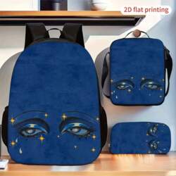 3pcs Crying Blue Eyes Starry Pattern