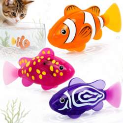 4 PCS FLOATING TOY ROBOT FISH