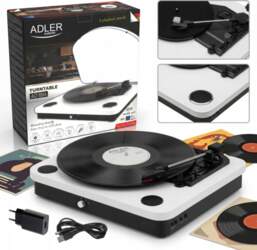 ADLER Turntable AUTOMATIC Recording from disc