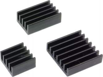 Aluminum Heatsinks (3-Pack) for Raspberry Pi