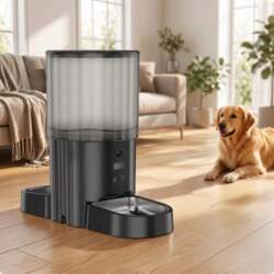 Automatic Cat Feeder Timed Dispensing Double