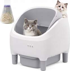 AUTOMATIC SMART CAT LITTER BOX WITH