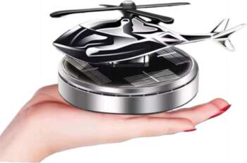 CAR SMELL SOLAR AIR FRESHENER ROTATING
