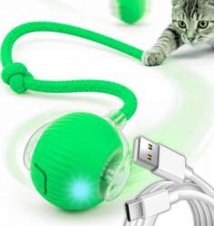 CAT TOY INTERACTIVE LED ESCAPING BALL