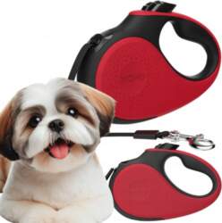 DOG LEASH automatic RETRACTABLE TAPE lock