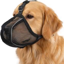 DOG MUZZLE MATERIAL REFLECTIVE ADJUSTABLE BUCKLE