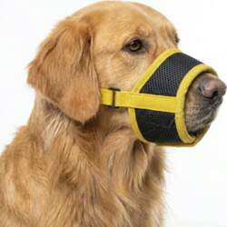 DOG MUZZLE MESH ADJUSTABLE STRAP FOR