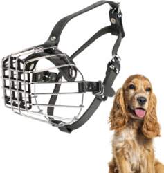 Dog muzzle, metal No. 4 (