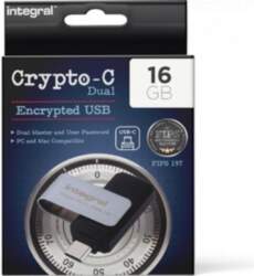 Flash Drive Integral Crypto-C Dual Encrypted