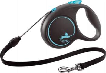 FLEXI Automatic leash Black Design S
