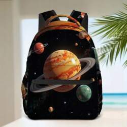 Galactic Planet Space Themed Backpack -