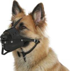 KERBL Genuine Leather Dog muzzle comfortable