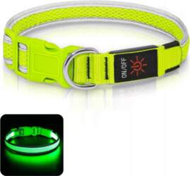 LED DOG COLLAR GLOWING USB WATERPROOF