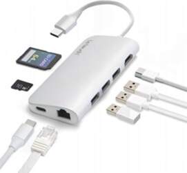 LeTouch 8-in-1 USB C Hub Multi-Port