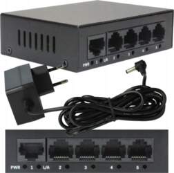 Lewer ETHERNET NETWORK SWITCH UNMANAGED 5