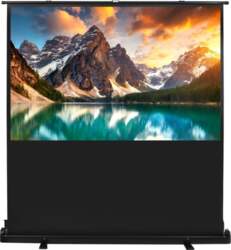 Maclean Portable Projection Screen Compact Floor
