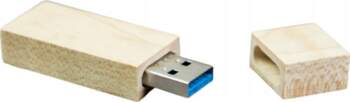 MemoRabbit Pendrive Wooden Bright Maple Narrow