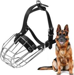 MUZZLE LARGE BLACK PLASTIC ADJUSTABLE COMFORTABLE