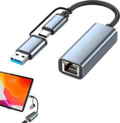 Network adapter USB-C USB-A Ethernet adapter