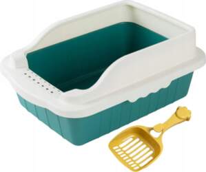 Open Top Cat Litter Box with