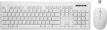 Rebeltec wireless keyboard + mouse, white