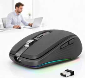 Rechargeable computer mouse 2.4G quiet