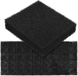 Replacement carbon filter for litter box