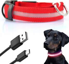 Reverse GLOWING LED COLLAR for Dog