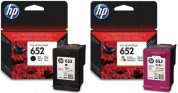Set HP 652 color + black