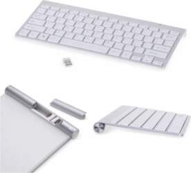 Silver Wireless Keyboard For Smart TV