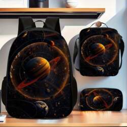 Solar System 3-Piece Backpack Set: Pencil