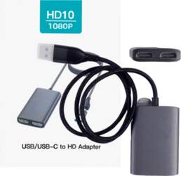 Tradebit Adapter Splitter HUB Station USB