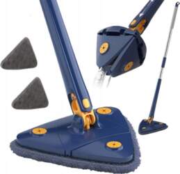 TRIANGULAR MOP WITH 360 DEGREE ROTARY