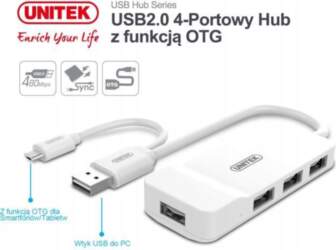 Unitek Y-2133 Micro USB hub, USB