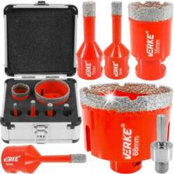 Verke SET OF DIAMOND DRILL BITS