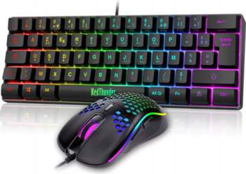 Wired keyboard and gaming mouse set