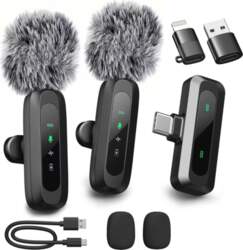 Wireless Tie Microphone for iPhone Android