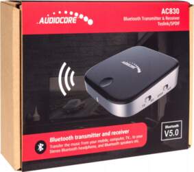 Audiocore Bluetooth Adapter RECEIVER TRANSMITTER Apt-X