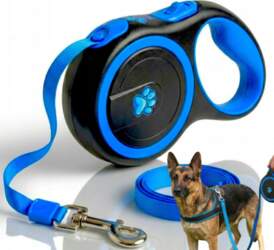 Automatic dog leash with strong lock