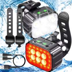 BICYCLE LIGHT FRONT REAR LED LIGHT