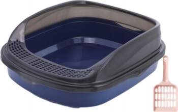 Cat Litter Box Travel Kitten Open