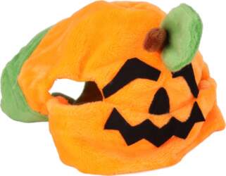 Cat Pumpkin Hat, Safe, Plush, Adjustable