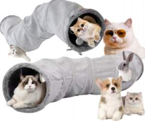 CAT TUNNEL INTERACTIVE HIDEOUT BED PLUSH