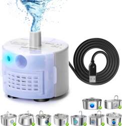 Cat Water Fountain Replacement Pump USB