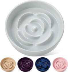 Ceramic dog bowl - slow feeder