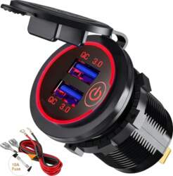 Cigarette lighter socket Charger 2xUSB MOTORCYCLE